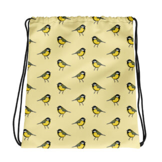 great tit drawstring