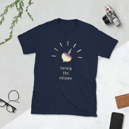 Turnip the Volume Mens T-Shirt - Image 2